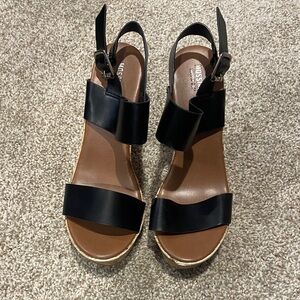 Mossimo Supply Co. Black and Brown Women's Sandals